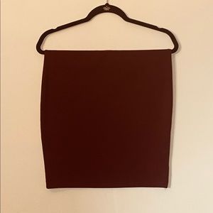 Burgundy Skirt